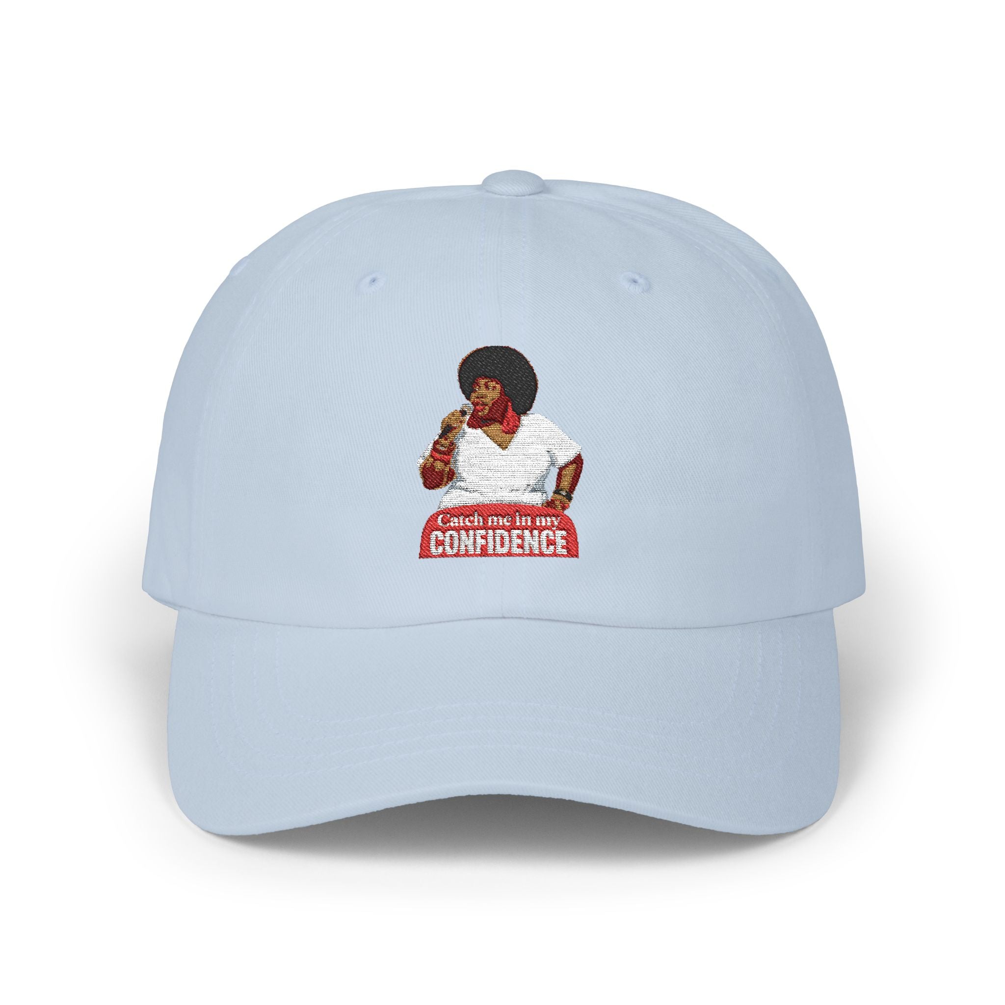 Confidence Dad Hat, Classic White Baseball Cap, Stylish Unisex Headwear, Adjustable Cotton Hat, The Ameya Taylor Experience